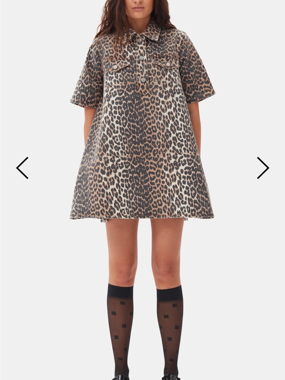 Fancy D Leopard Print Mini Dress